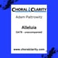 Alleluia SATB choral sheet music cover